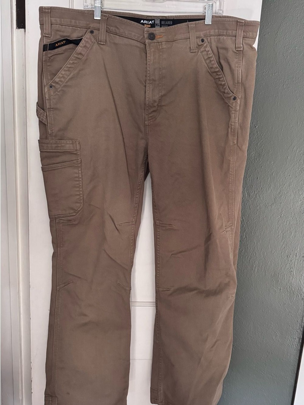 Ariat Rebar M4 Relaxed DuraStretch Washed Twill Dungaree Boot Cut Pant 42/32
