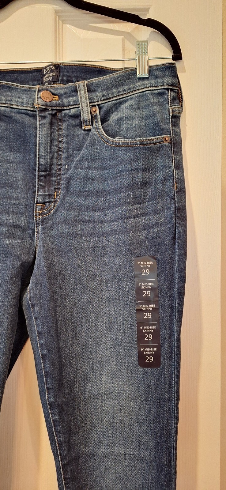 J.Crew Factory – 9″ mid-rise skinny jean in signature stretch – 29 or 8 NWT