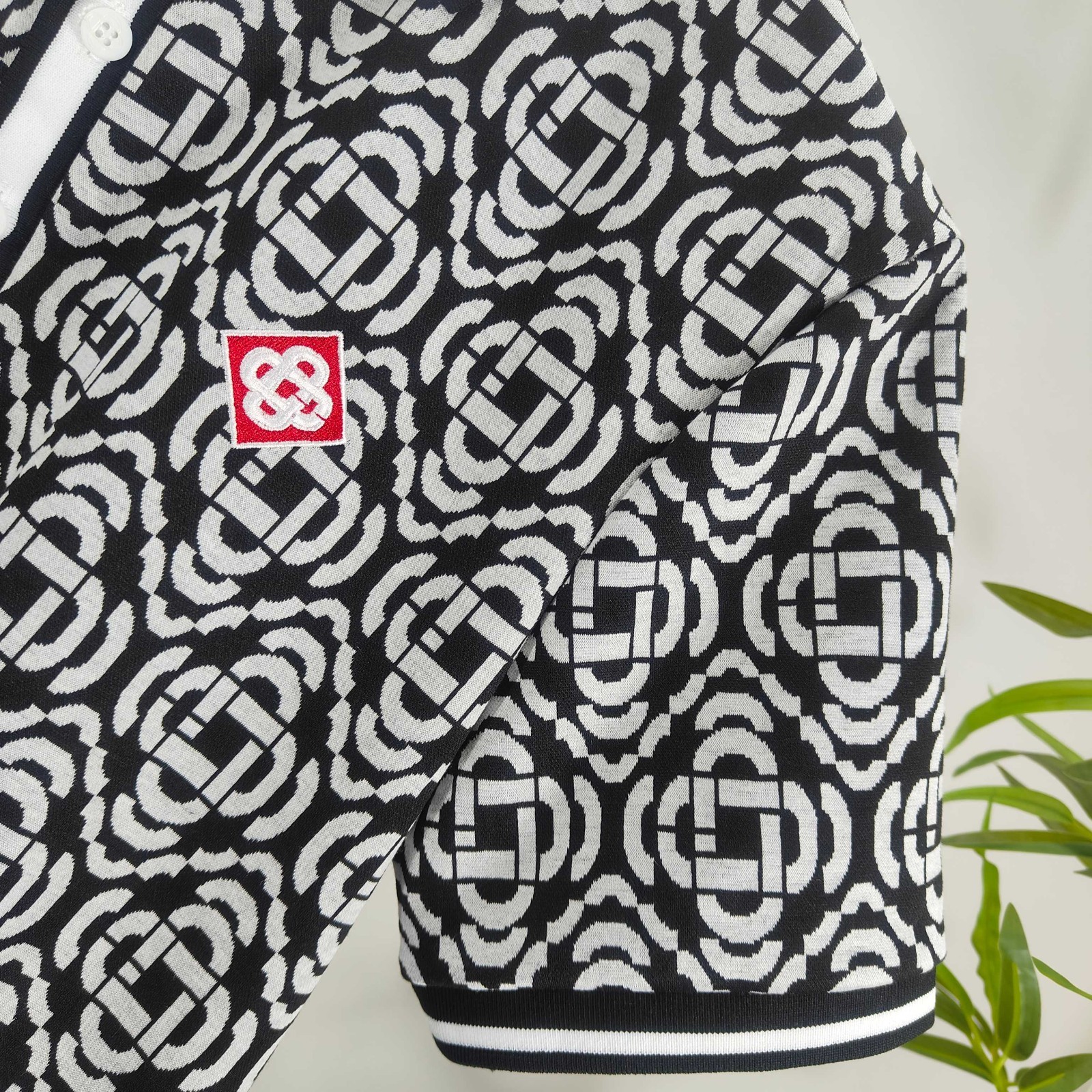 Casablanca high-end vacation shirt shorts, Hawaii beach vacation set