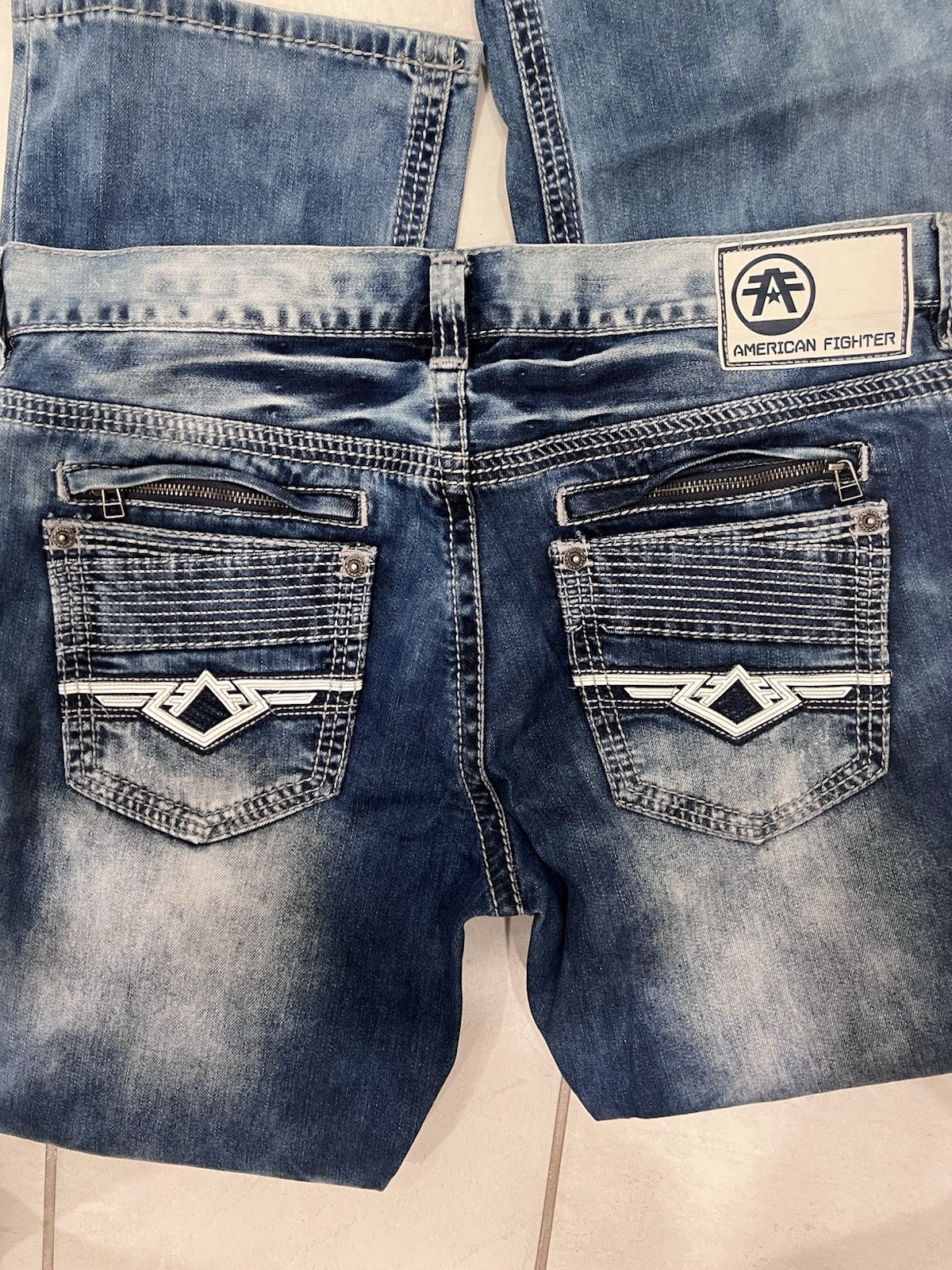 Men’s “American Fighter” Jeans- 36×34- Slim Straight- NEW WITHOUT TAGS!!!