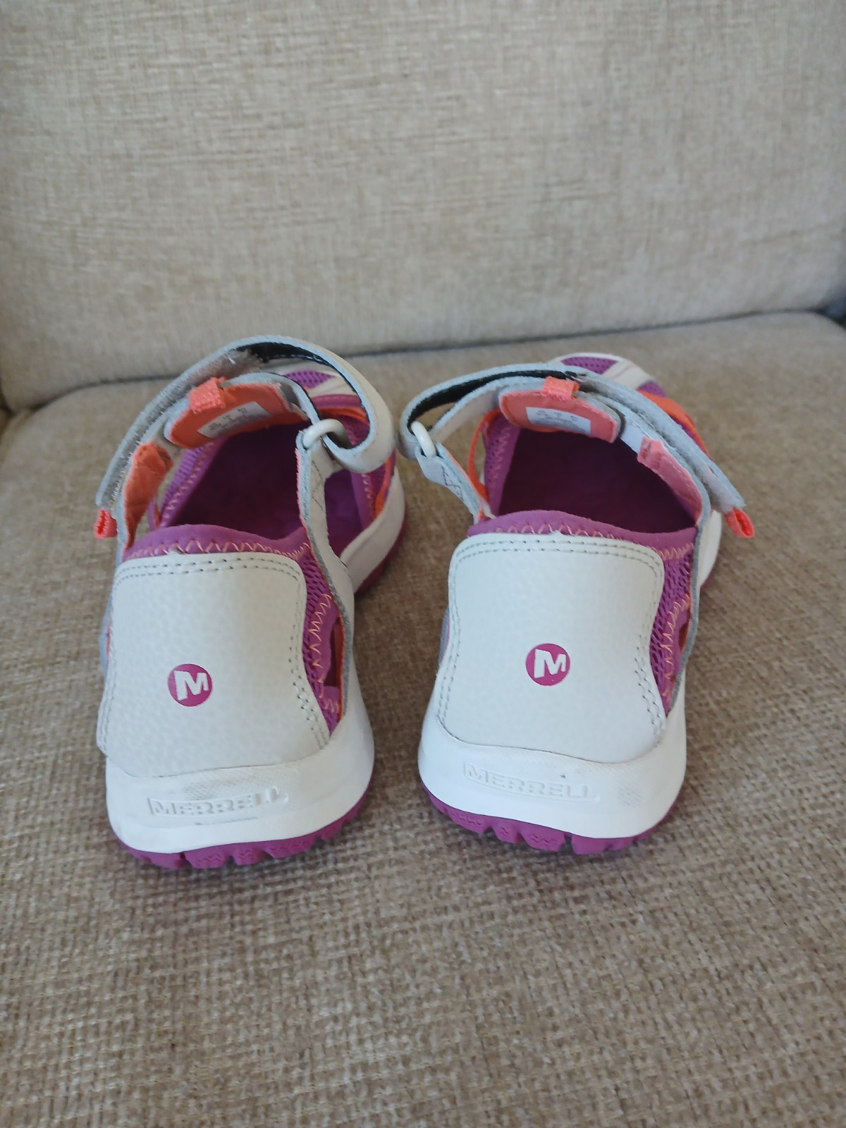 Merrell 61594 Purple Textile Synthetic Mesh Maryjane Strap Shoes Women Size 6
