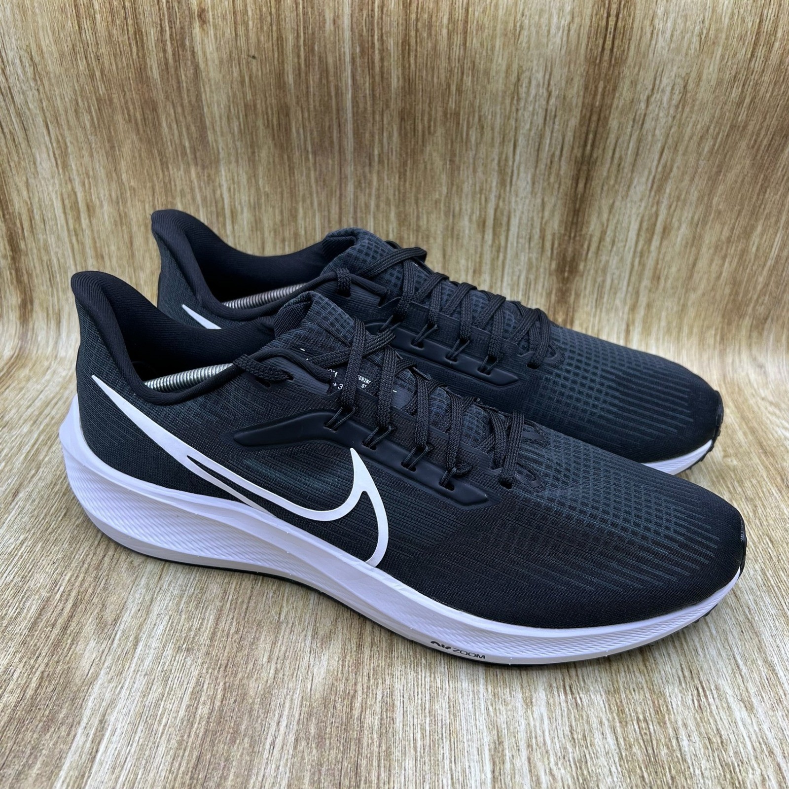 Nike Air Zoom Pegasus 39 Men’s Size 13 Black White Running Shoes DH4071-001
