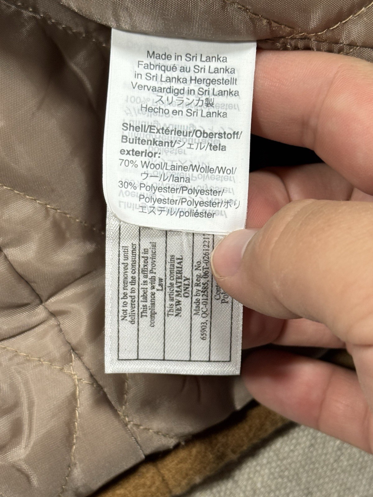 J.Crew Mercantile Thompson Wool Blend Topcoat Men’s Size 40 Camel Brown
