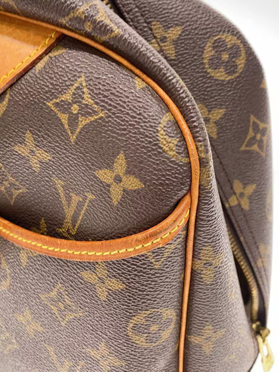 LOUIS VUITTON Bowling Vanity (Deauville) Monogram Canvas PVC BRW
