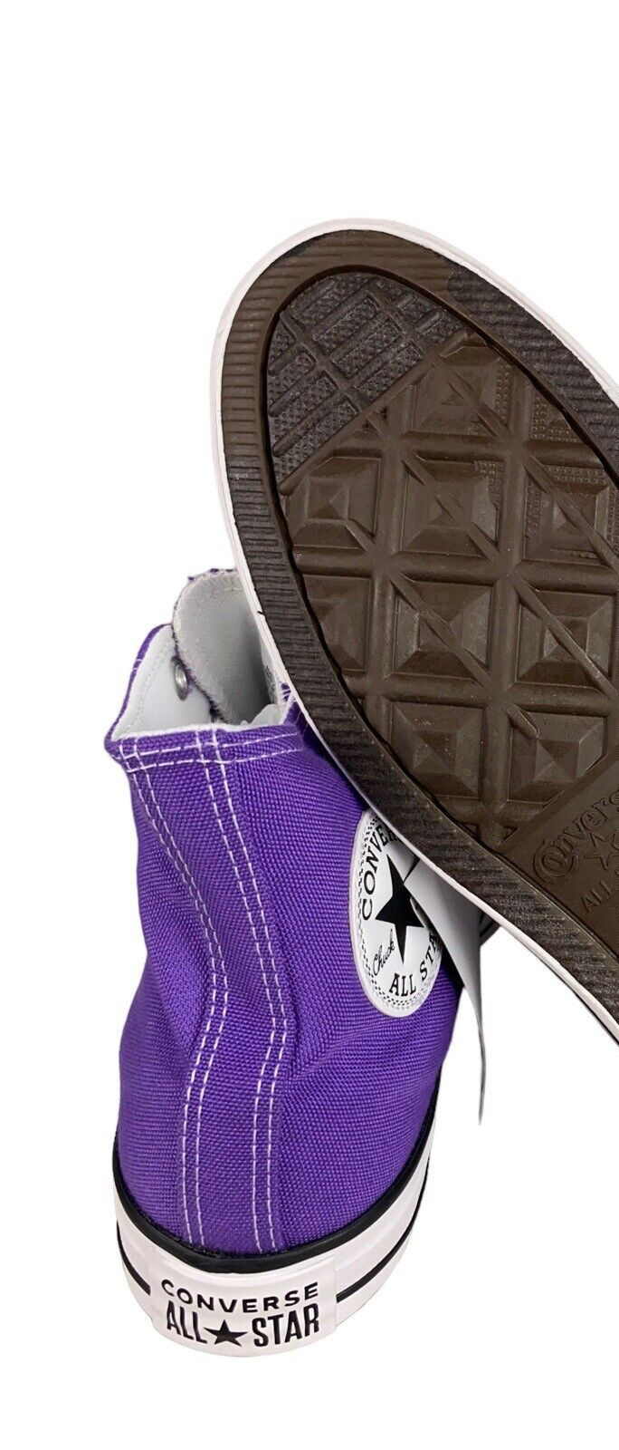 NEW Converse Chuck Taylor All Star Hi B Grade Purple White Mens Size 8 137833F