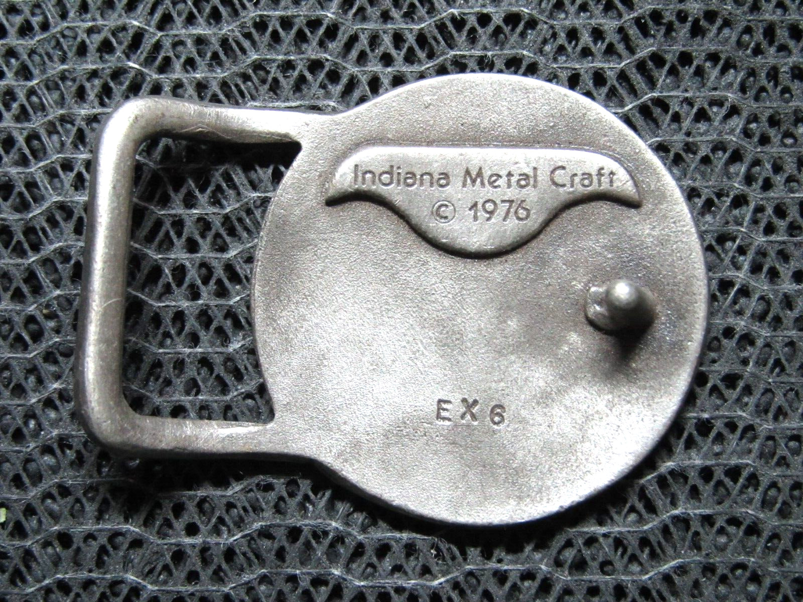 SMALL ABSTRACT OLD WORLD COMPASS DESIGN HIPPIE BELT BUCKLE! VINTAGE! RARE! IMC!