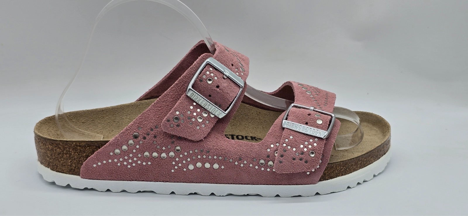 Birkenstock INJECTED RIVETS Leather ARIZONA Injected Rose 41R BNIB 1012788 #998