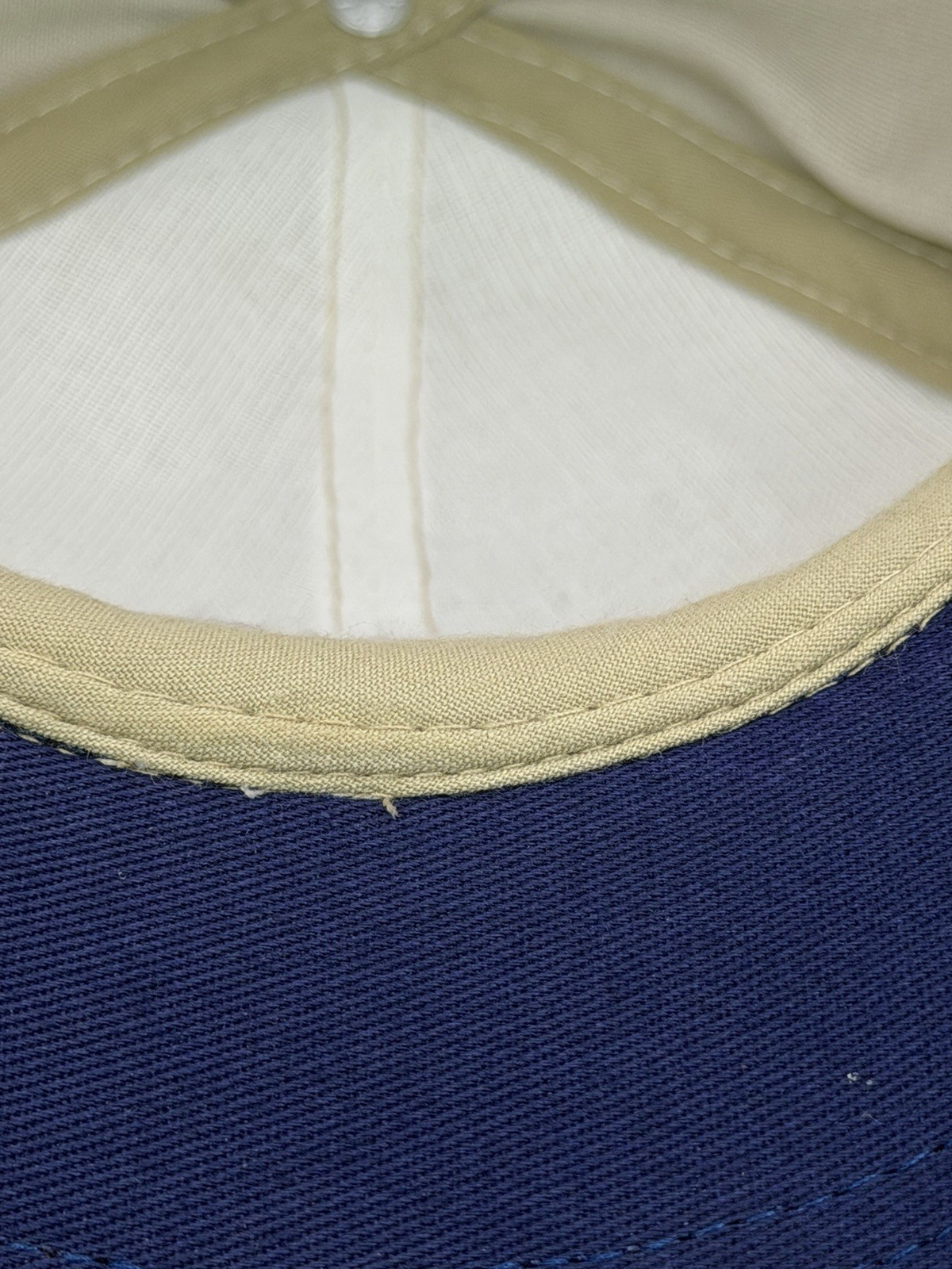 Unbranded Costa Rica Frog Beige Navy Strapback Hat Pura Vida Embroidered Cap