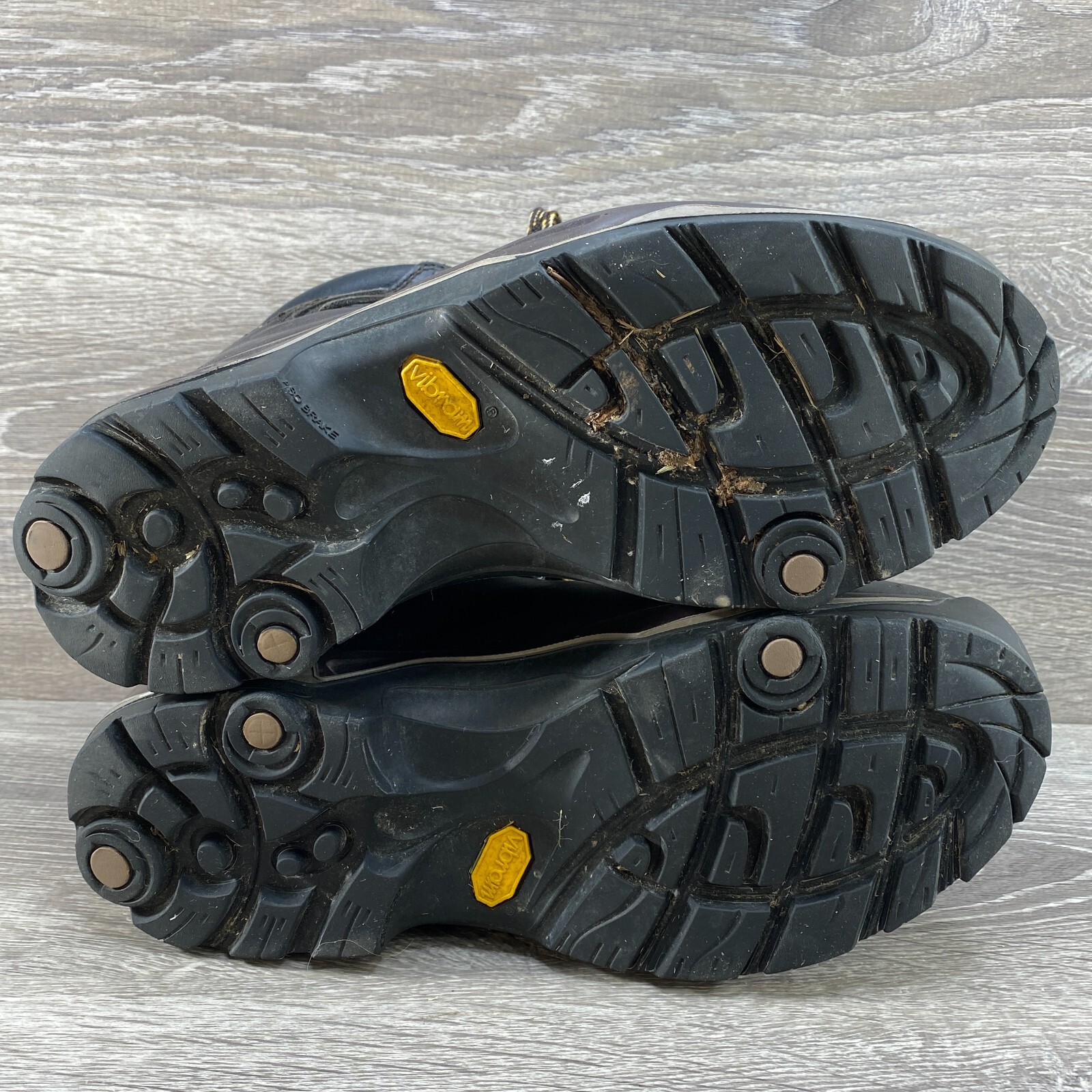 Asolo Men 8 TPS 535 Brown Leather Trial Hiking Backpacking Boots EVO Vibram Sole