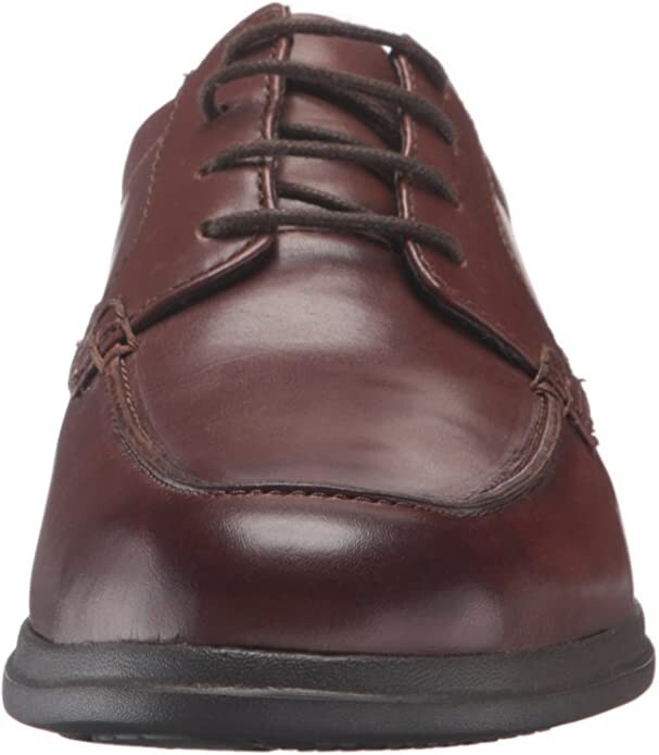 Men’s Bostonian Tifton Edge Oxford Dress Shoes, Brown Leather, 8.5M, NIB