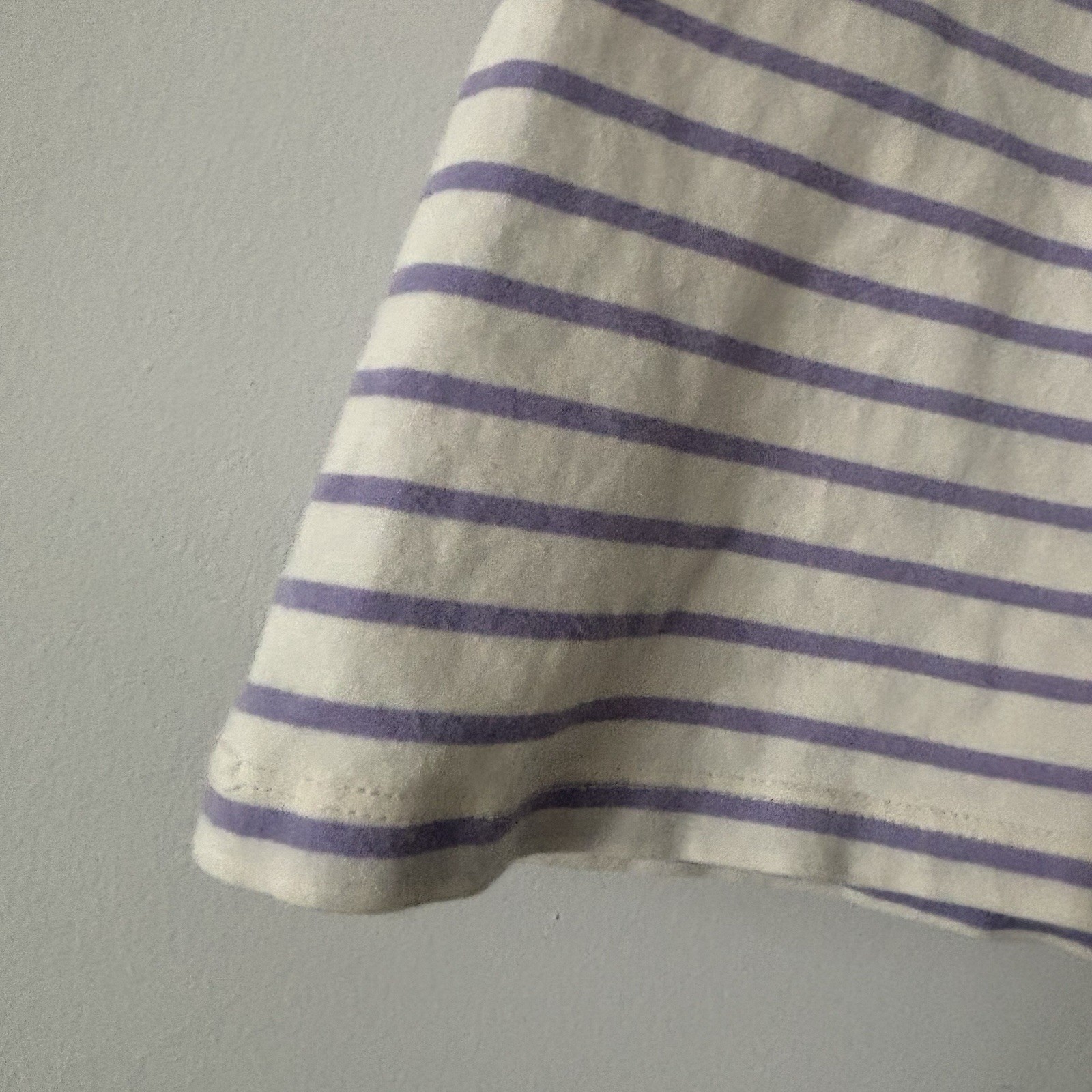 Mini Boden Striped Short Sleeve Cat Purse Tunic Top Size 4-5 Preppy School Play
