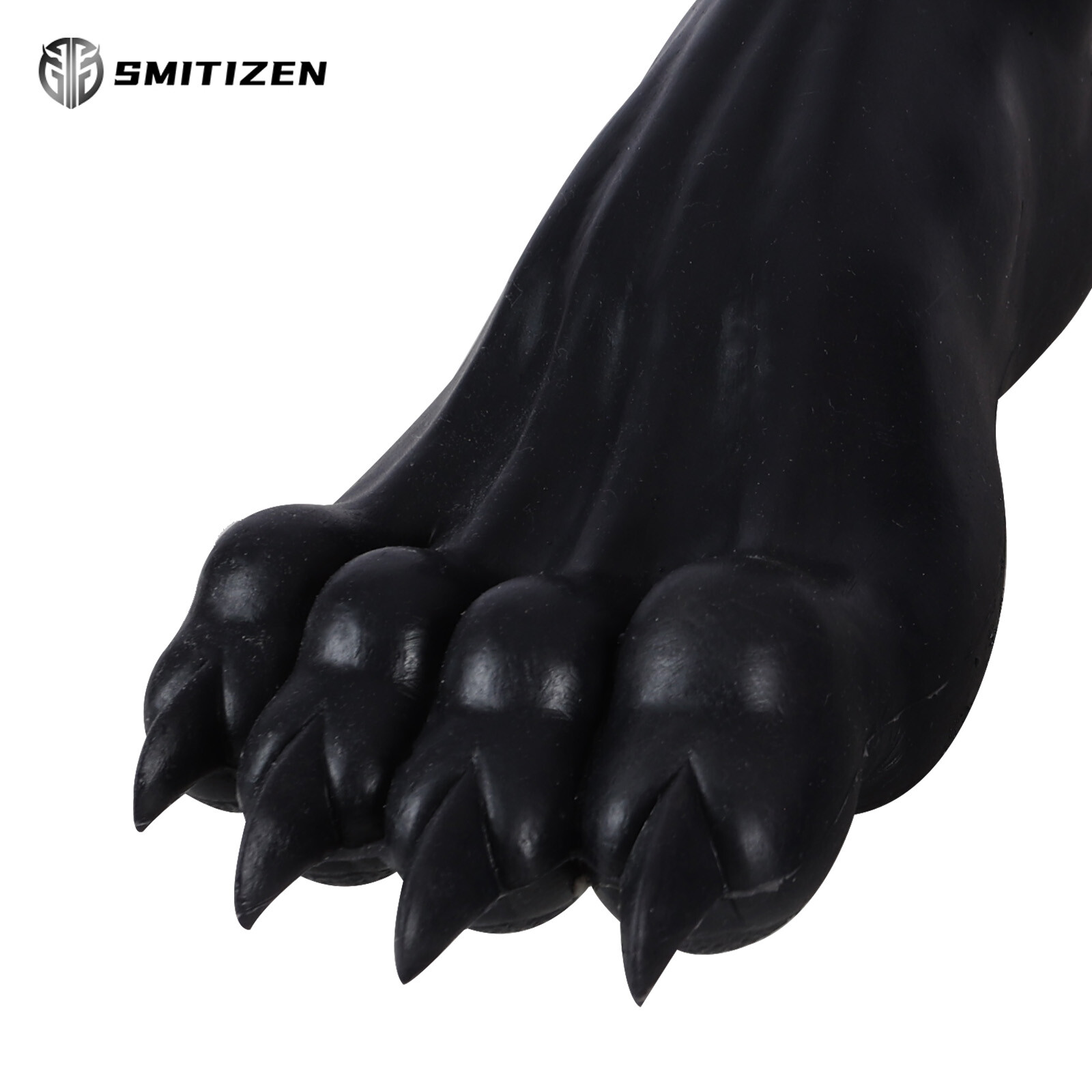 Smitizen Silicone Black Beast Paw Monster Feet Realistic Skin Paw for Cosplay