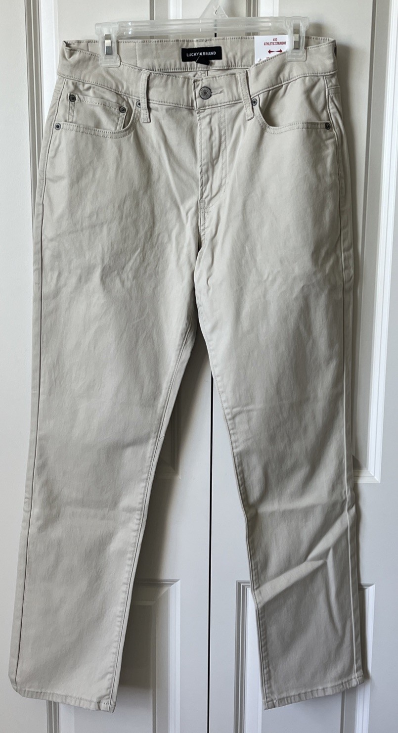 NEW – Lucky Brand Men’s 410 Athletic Fit Jean, Moonstruck, 30W X 30L