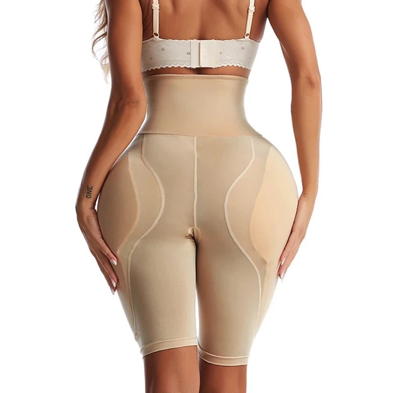 Women High Waist Hip Enhancer Shapewear Padded Butt Lifter Panties Body Shaper