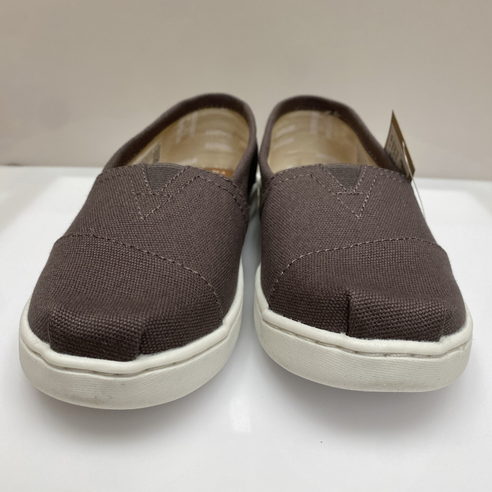 TOMS Kids Alpargata – Ash Canvas (Little Kid/Big Kid) Size 13 Y / 19 cm