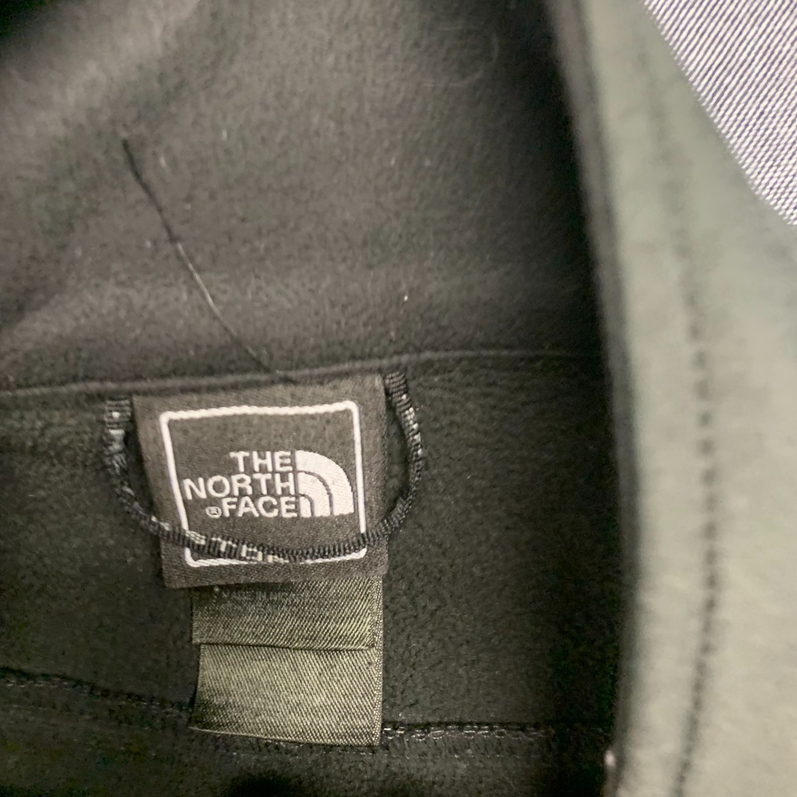 The North Face Apex Mens Jacket Size M Gray Soft Shell Full Zip Windproof Hiking