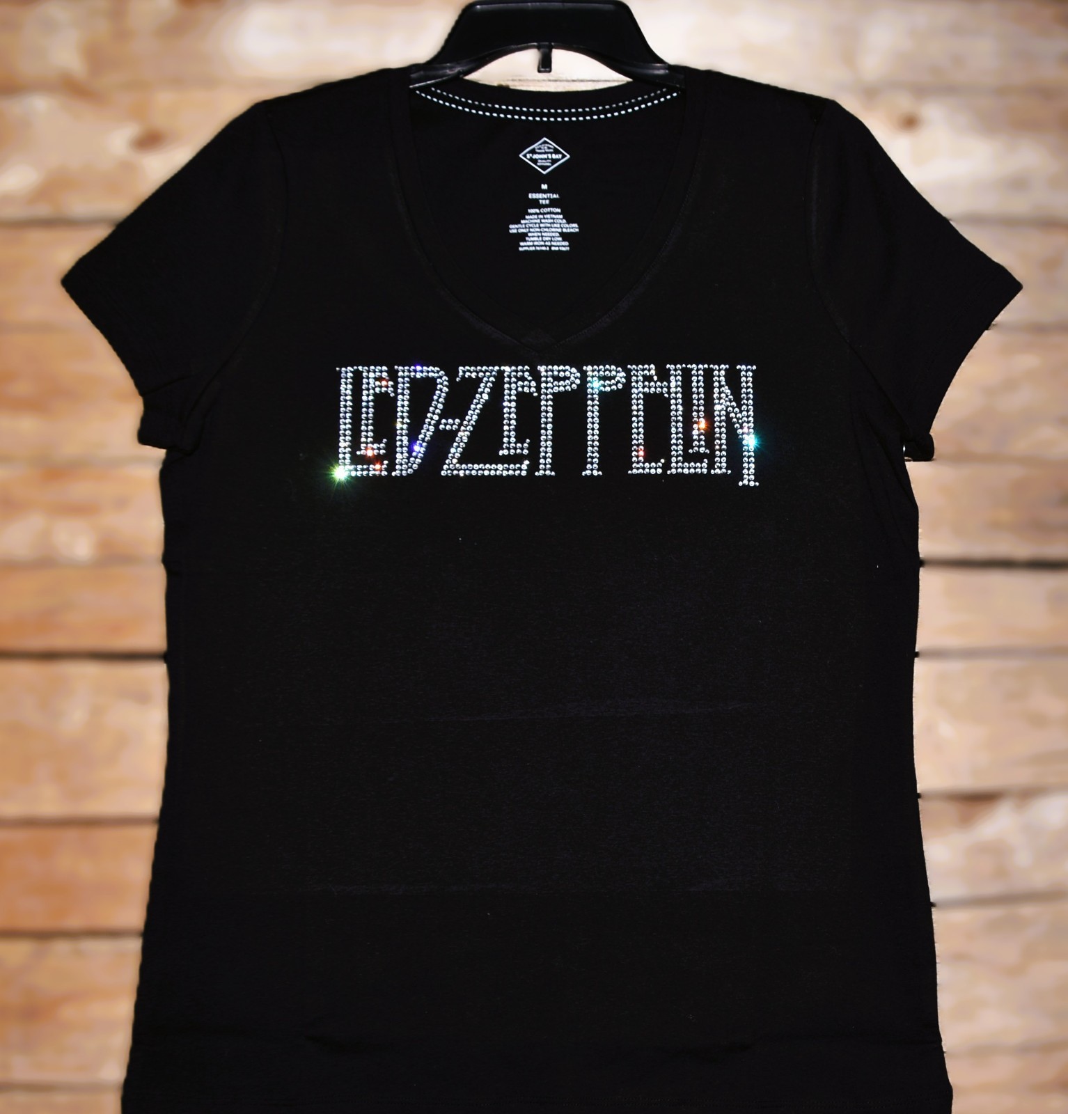 Led Zeppelin rhinestone bling shirt or tank XS S M L XL XXL 1X 2X 3X 4X 5X