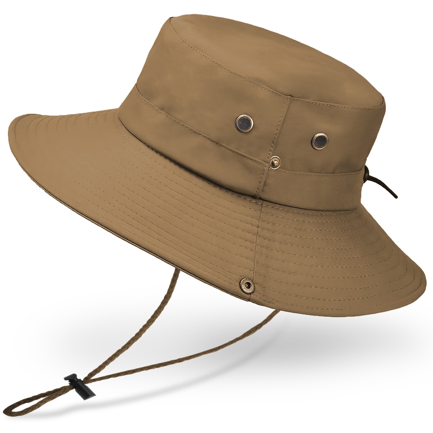 Unisex Sun Hat, Wide Brim Bucket Hat UV Protection Hat for Fishing Hiking Safari