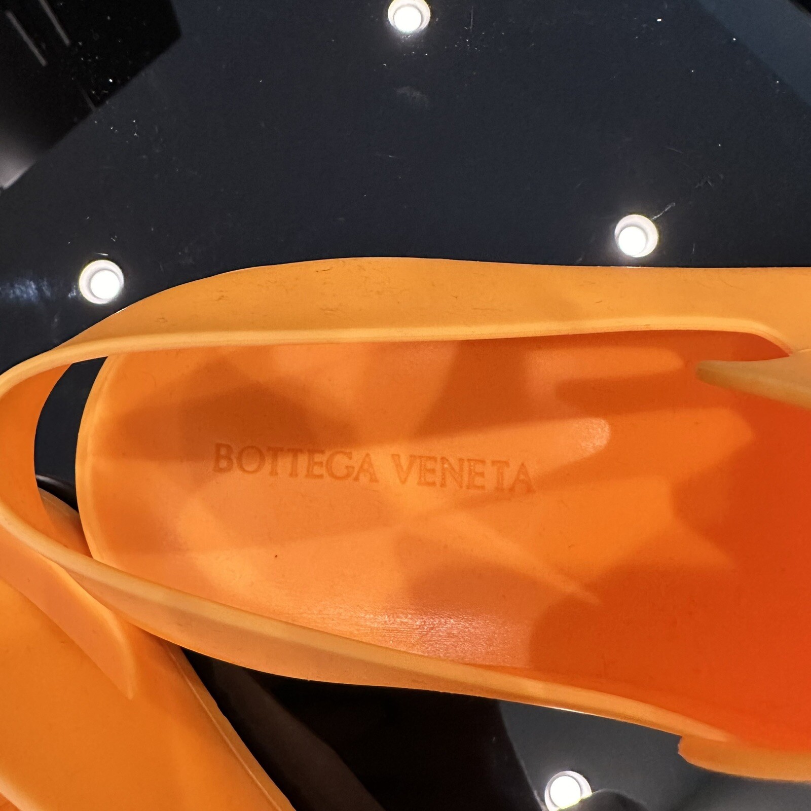 Bottega Veneta Puddle Sandals In Orange