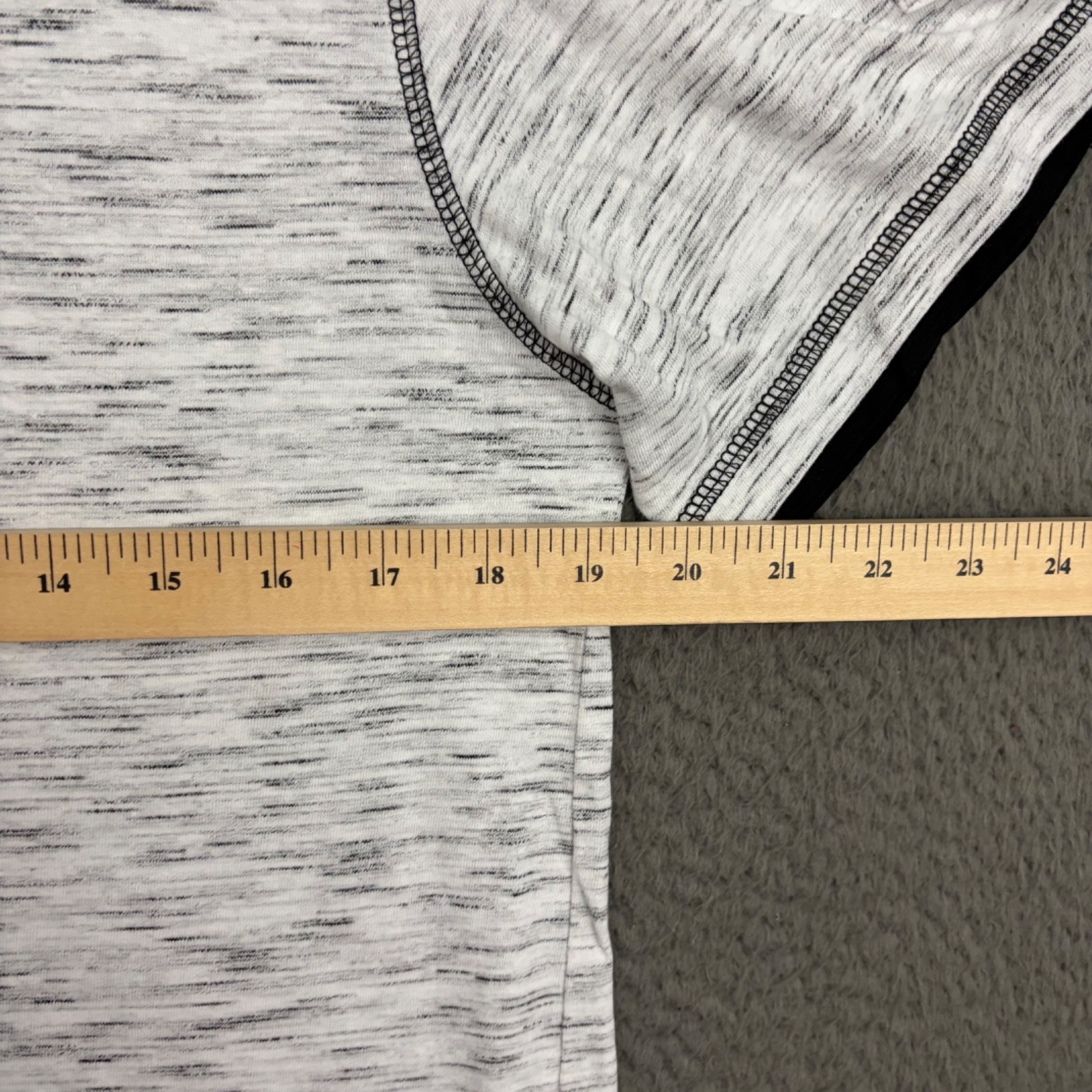 Modern Culture Polo Shirt Mens Large Gray Weathered Cotton Blend Knit Preppy Dad