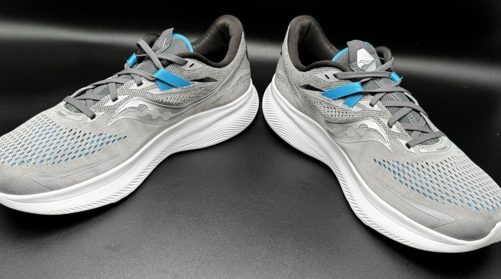 Size 12.5 – Saucony Ride 15 Alloy Topaz Running Shoes