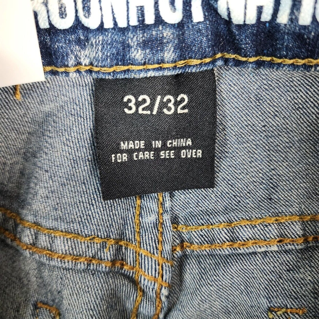 Argonaut Nation Urban Mens Pants Jeans All Over Print Stretch 32×32 (32×30) Mes