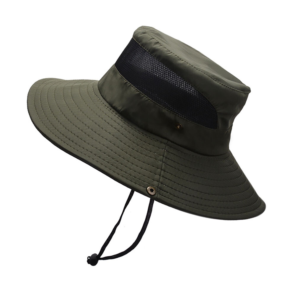 Wide Brim Bucket Hat Waterproof UPF50+ UV Sun Protection Cap for Fishing Hiking