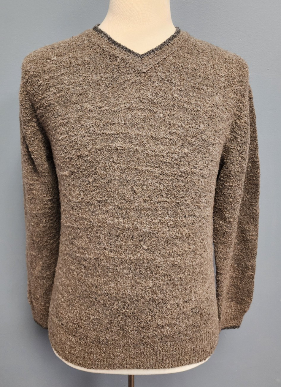 Joseph Abboud Gray Marled Men’s Sweater 87% Wool 13% Nylon UNKNOWN SIZE READ
