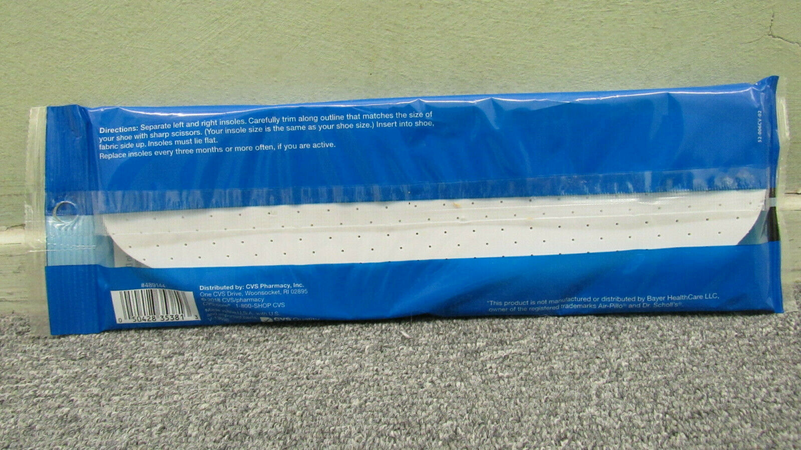 CVS Double Air Foam Cushioning Insoles Men 7-13/ Women 5-10***BUY MORE & SAVE***