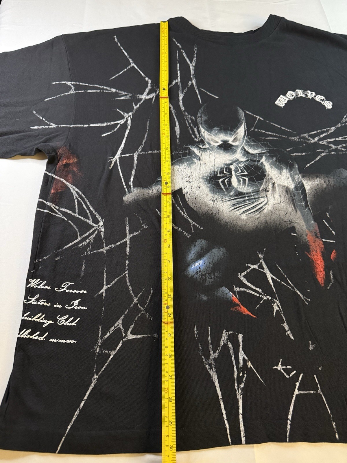 DARC Sport Marvel Spider-Man Wolves Forever Graphic T-Shirt XL Black Rare
