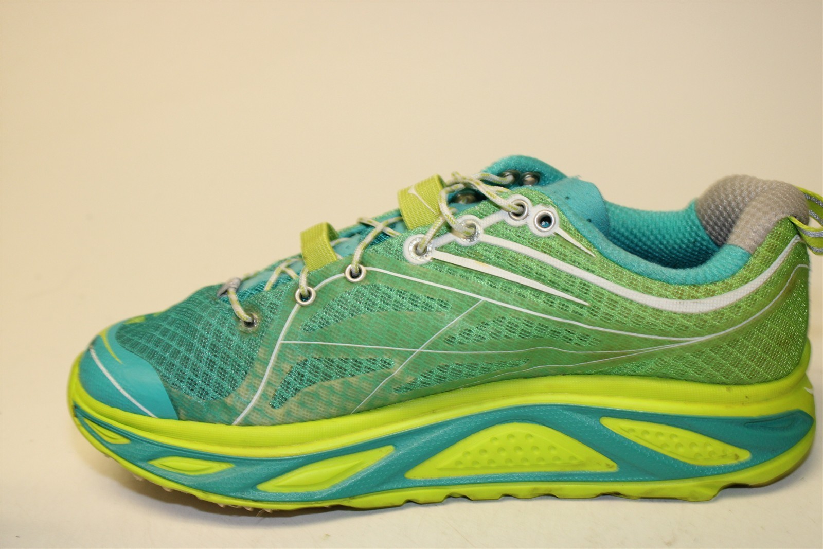Hoka One One Huaka Textile Lace Up Running Womens Size 6 37 1/3 Shoes 20609 AAW
