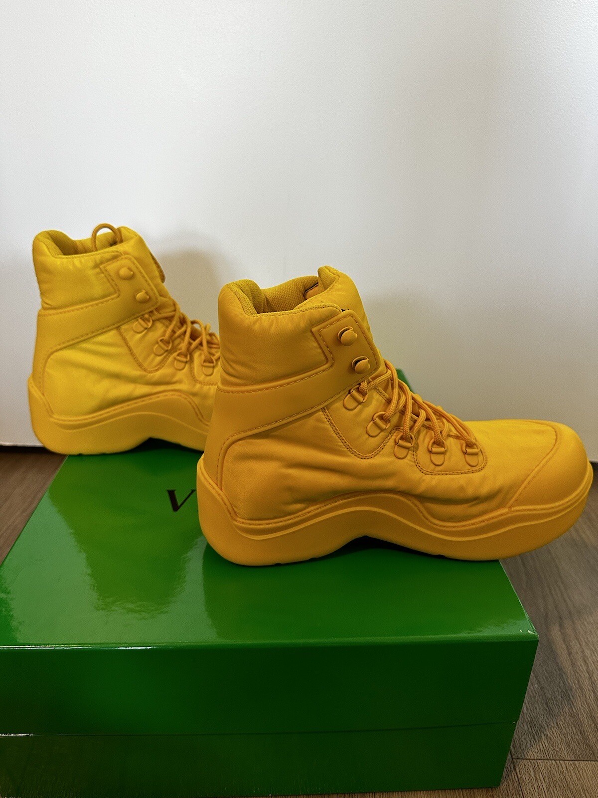 Bottega Veneta The Puddle Bomber Rubber Boot Size 41