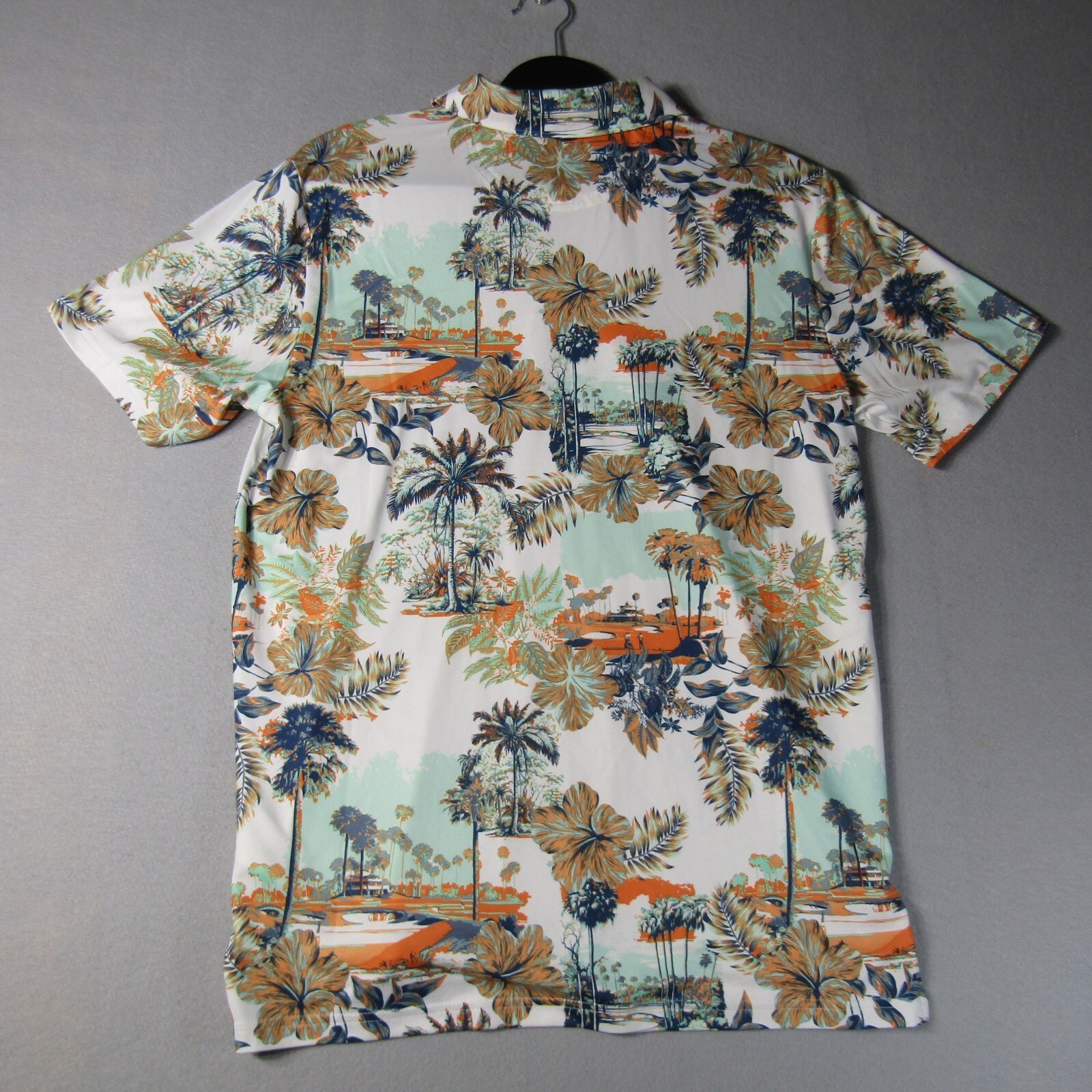 NWT Puma Cloudspun Palm Polo Shirt Men’s S warm white-mint jelly-melon
