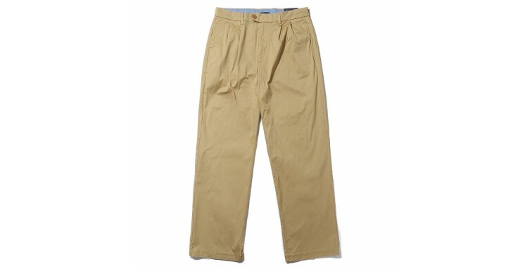 TOMMY HILFIGER Men Dark Tan THFlex New School Prep Pleated Chino Pants NEW 34×32