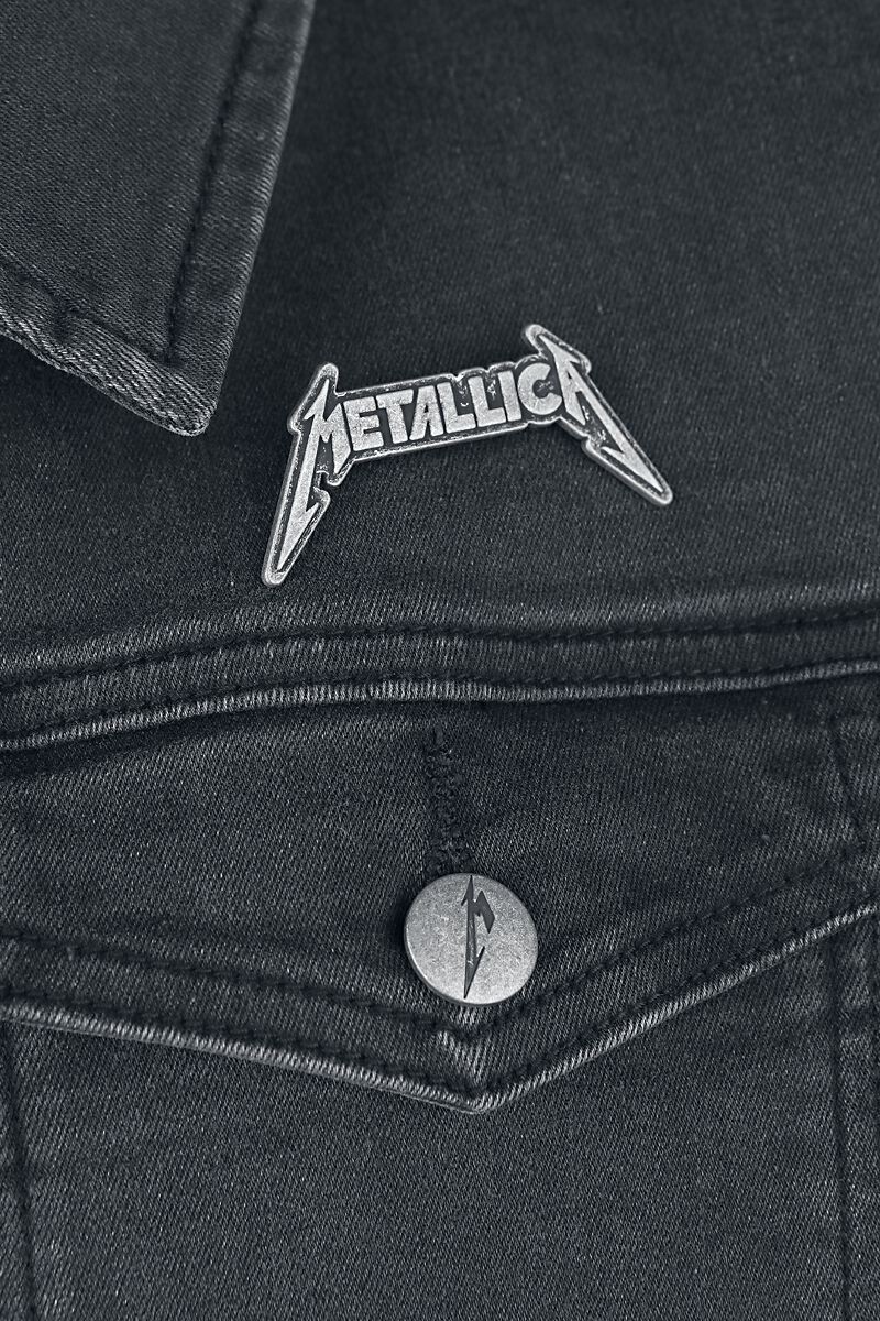 Metallica Vest Jacket Thrash Metal Band Sleeveless Denim Men’s Black Jean Jacket