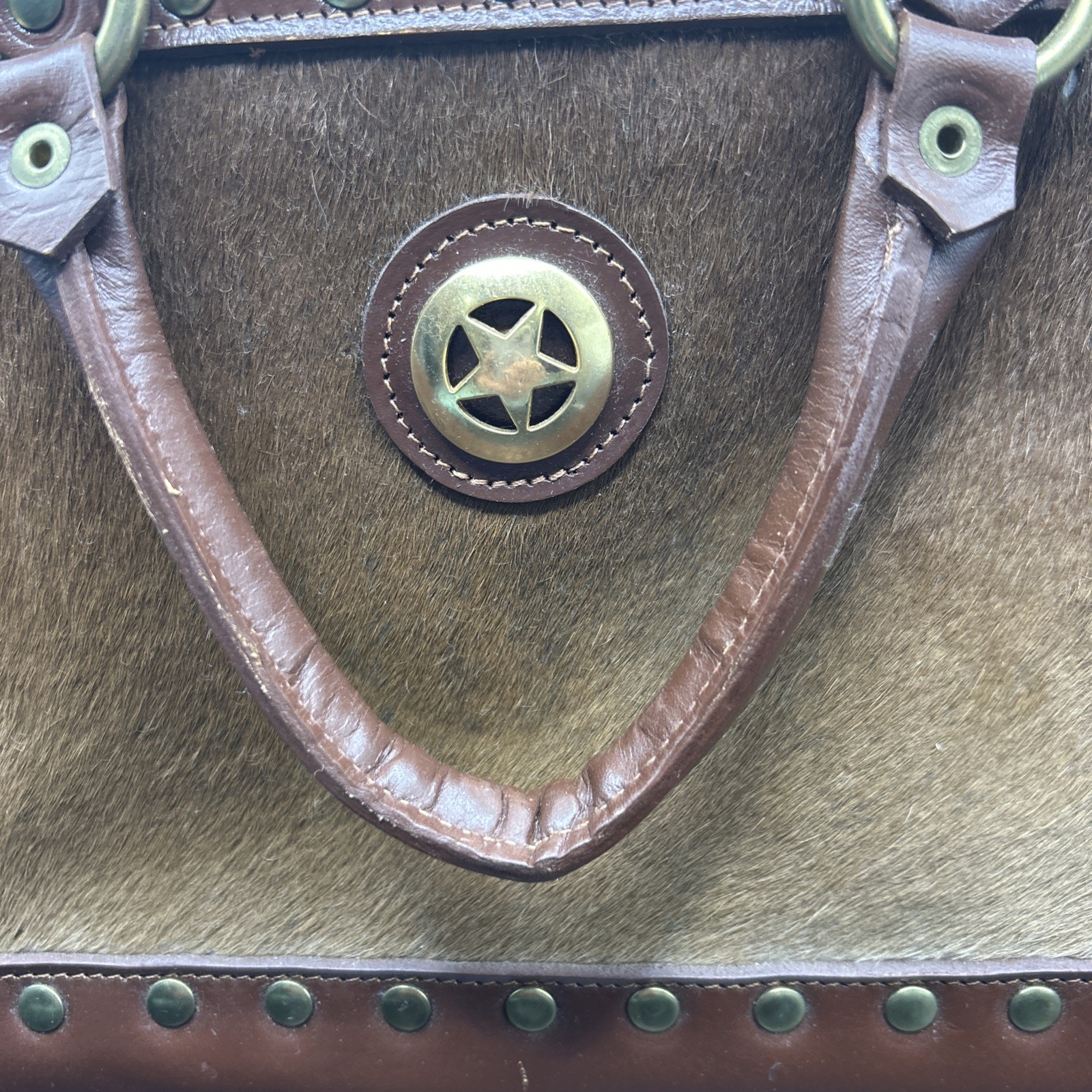 RSL Made In Paraguay Hair On Hide Purse