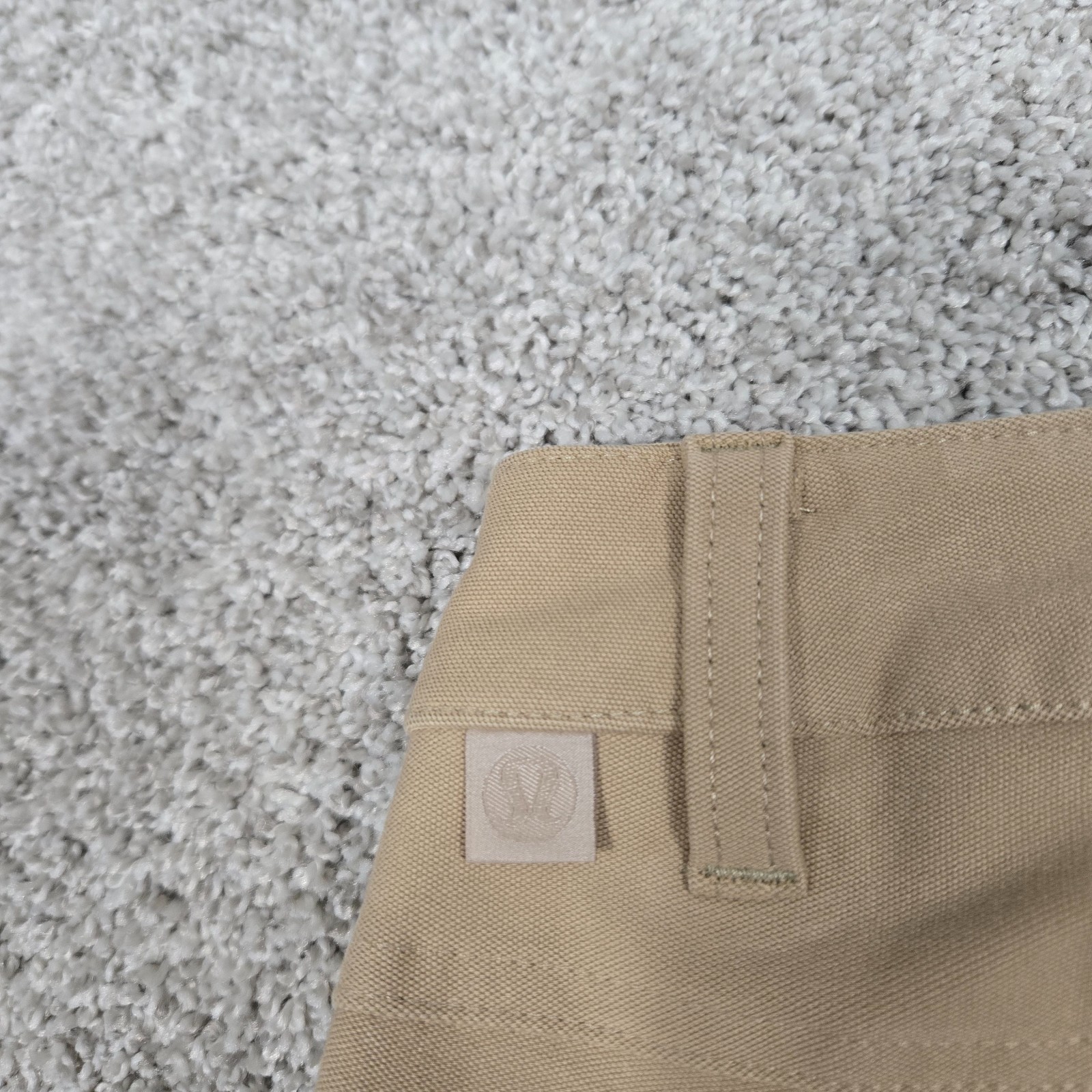 Lululemon Utilitech Abrasion Resistant Pants Men 31 (32×31) tan Stretch LM5ABNS