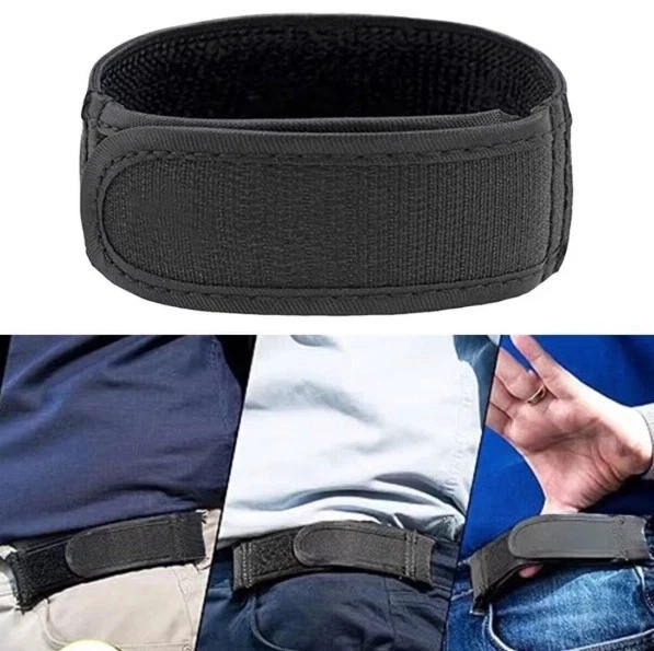 2pcs Black Belt Bro Titan No Buckle Elastic Belt M U.S. inventory
