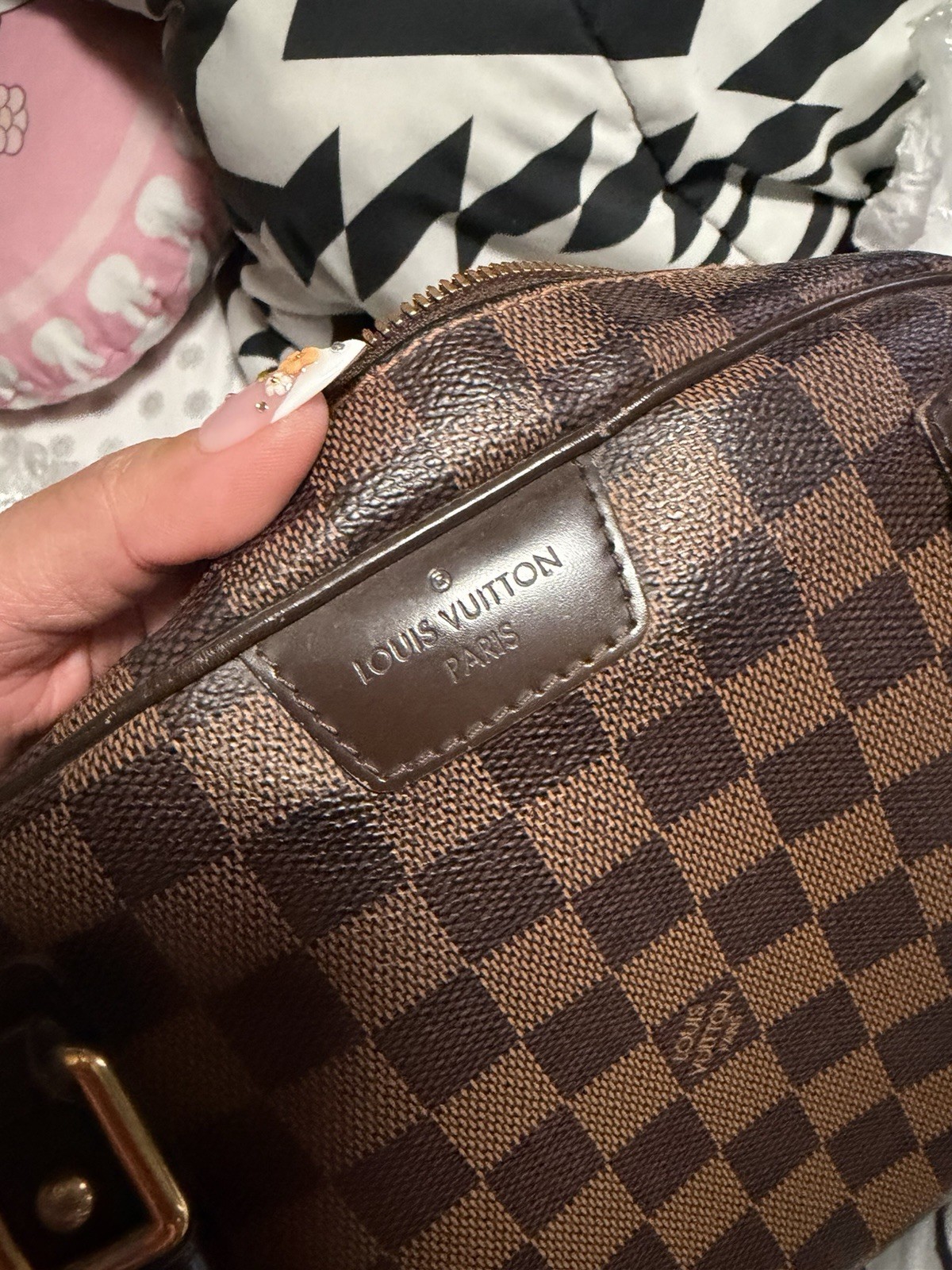 Louis Vuitton LOUIS VUITTON Rivington PM Shoulder Bag Damier Ebene… GZl1ccu1