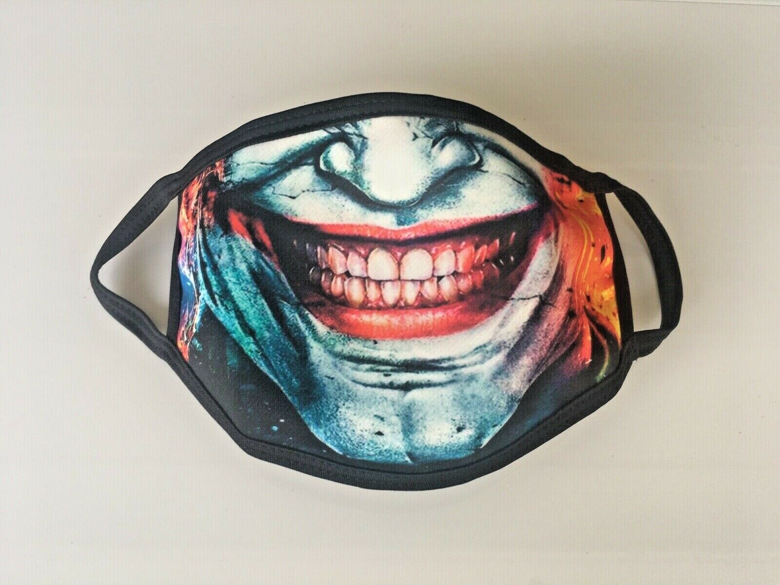 Joker Custom Printed Face Mask/Cover Soft Cotton Fabric Free Shipping & Returns