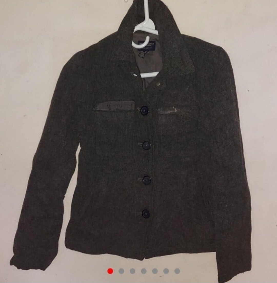 Charcoal peacoat