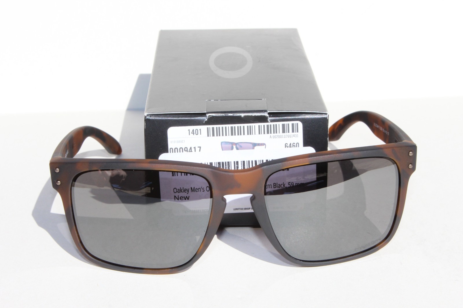 OAKLEY Holbrook XL Sunglasses Matte Brown Tortoise/Prizm Black NEW OO9417-02