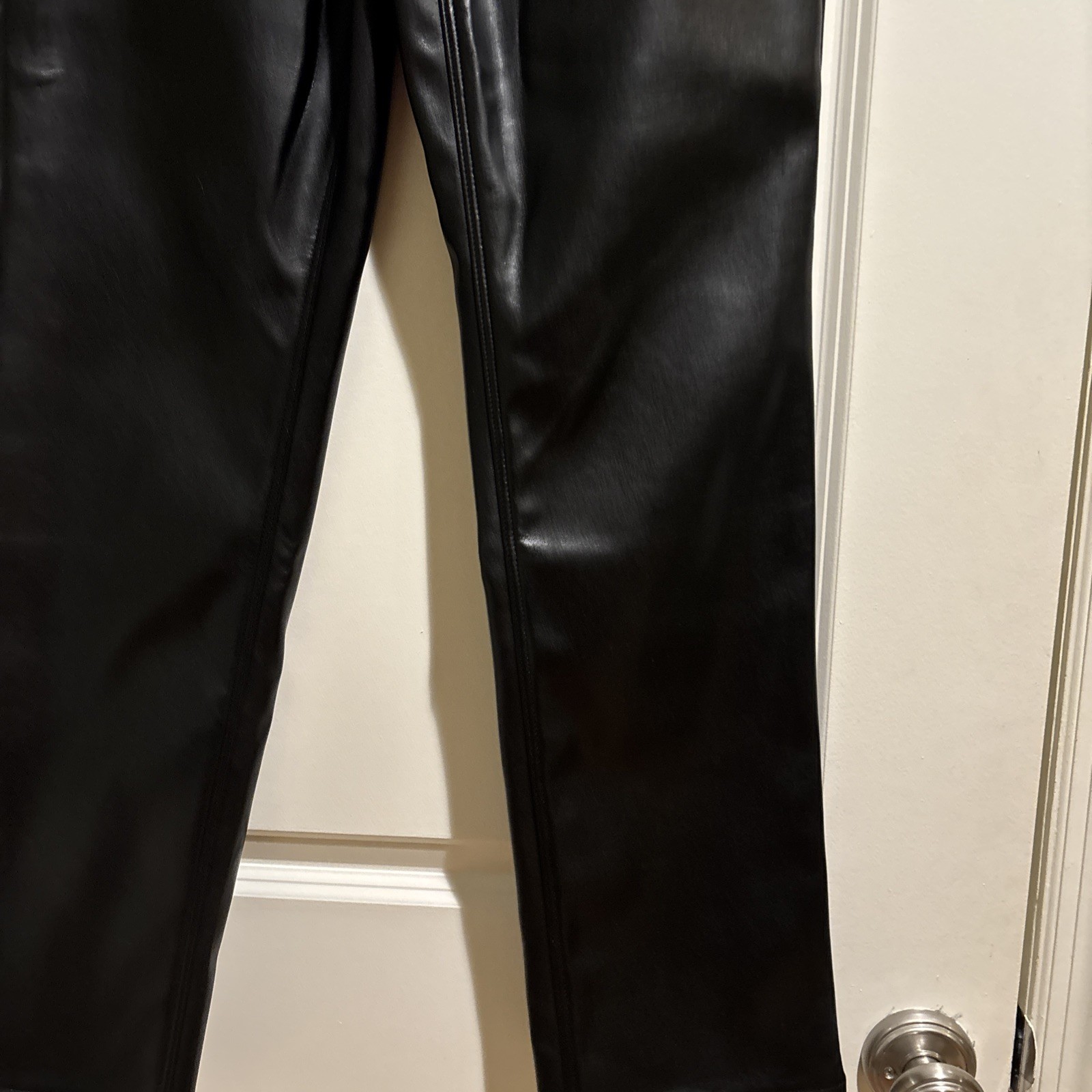 Good American “Better Than Leather” Good Boy trousers, Size 6/28