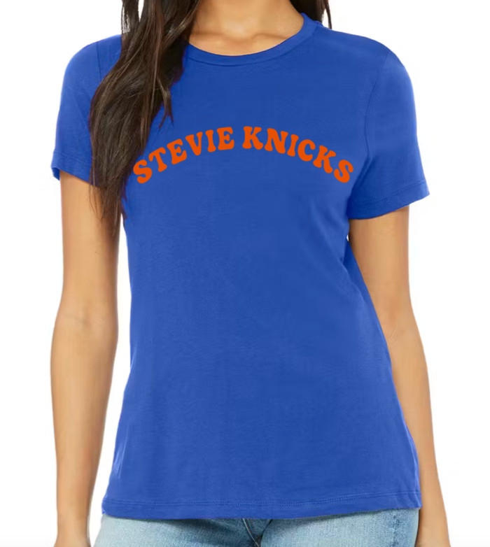 Stevie Knicks t shirt viral Taylor orange blue short sleeve women’s tee S-2XL