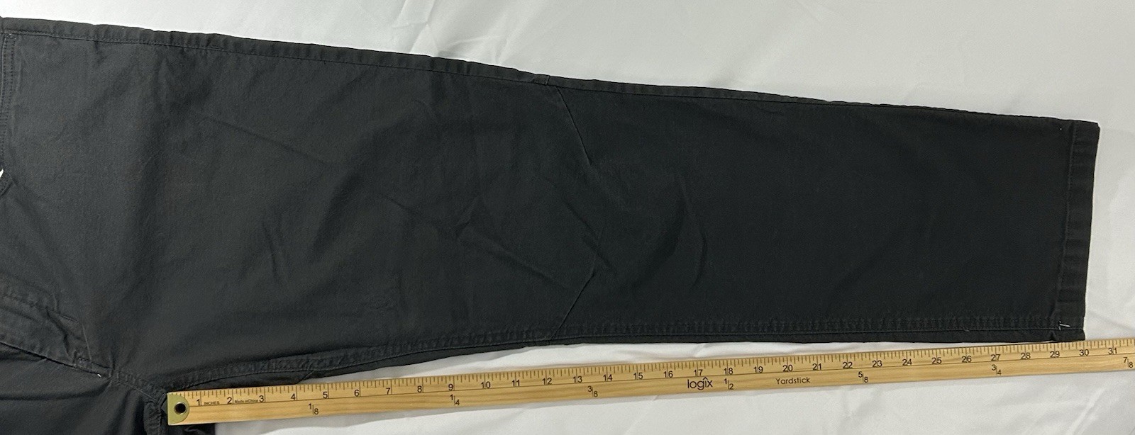 The North Face Mens Jeans 36×30 Regular Fit Straight Charcoal Gray Wash Logo