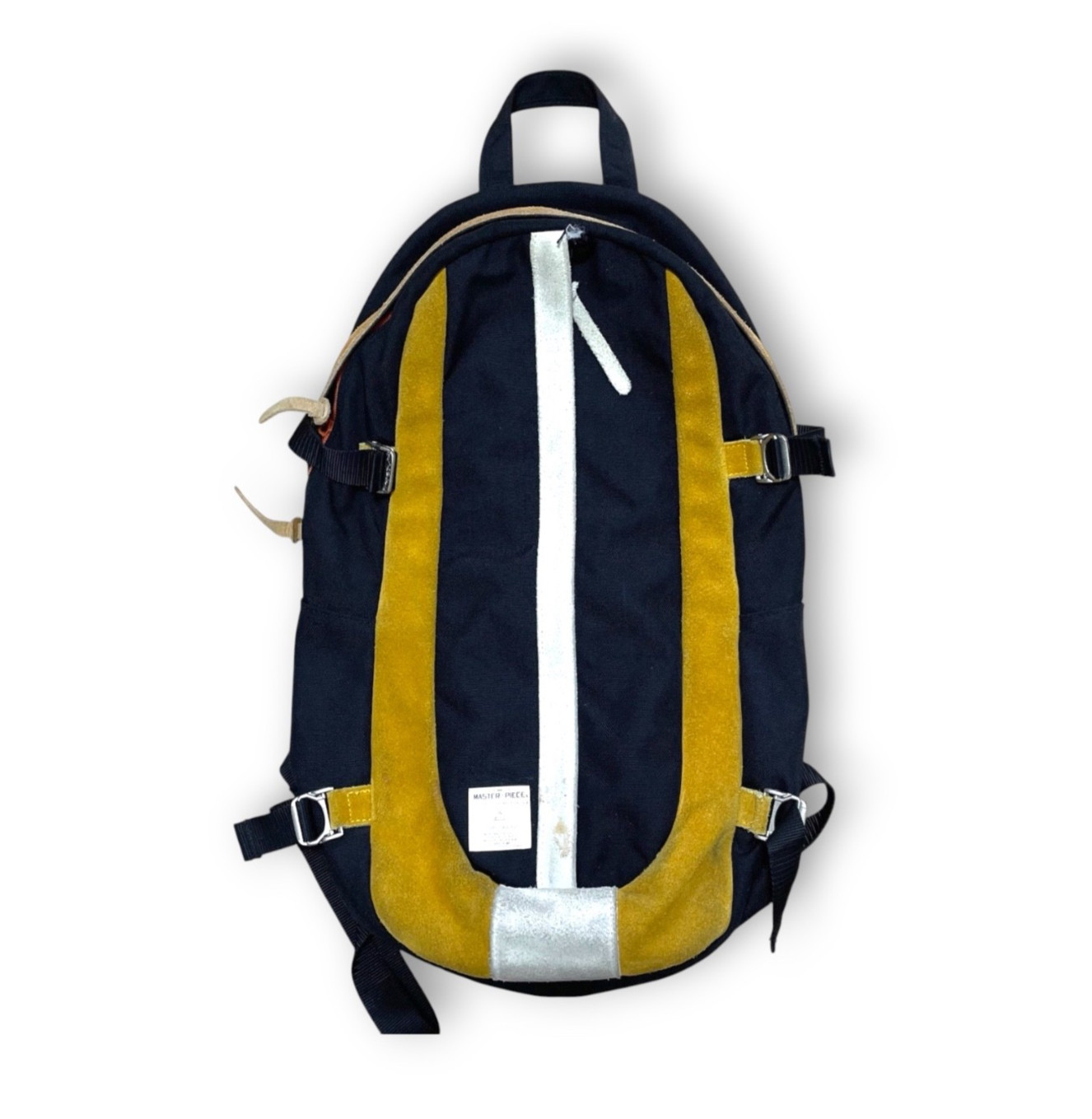 Masterpiece MSPC Backpack Bag Yellow Suede Leather Thin Made Japan RRP $339 RARE