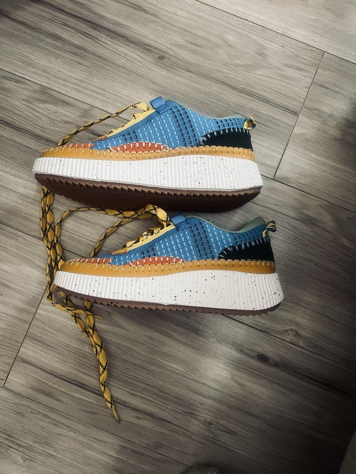 Berness Willow Blue Yellow Mustard Combo Multi Sneakers /8