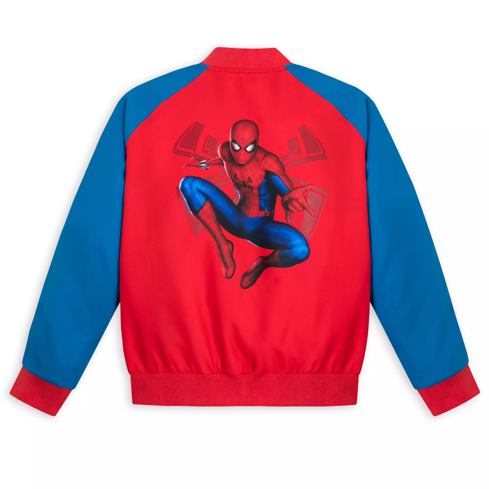 New DISNEY Store Spider-Man Spiderman Varsity Jacket Boys Size 7/8,9/10,11/12,14