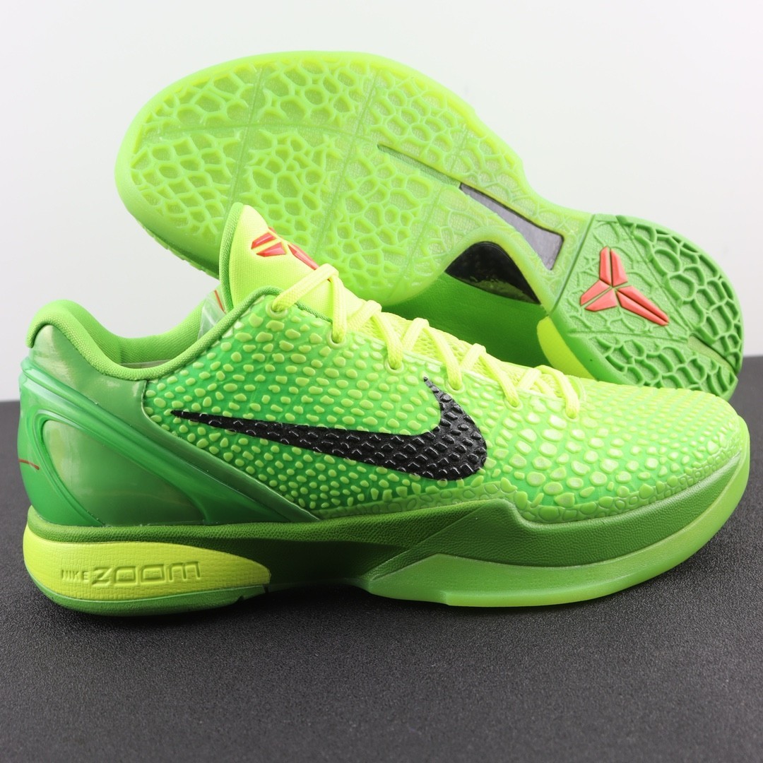 Nike Zoom Kobe 6 Protro “Grinch” CW2190-300 Men’s Basketball Shoes Green Grinch