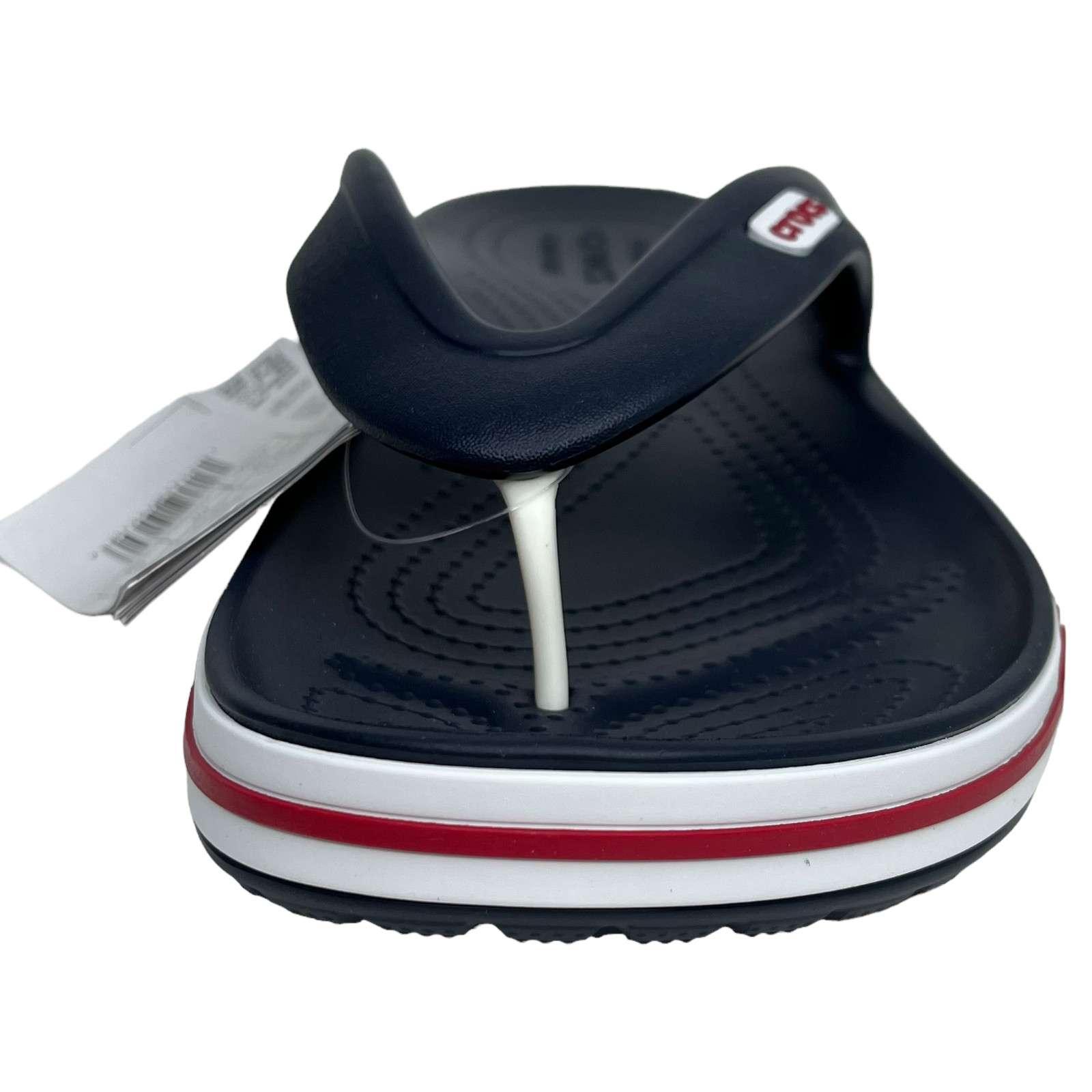 Crocs Bayaband Mens Flip Flop Sandal Sz 10 Navy Blue Water Friendly Lightweight